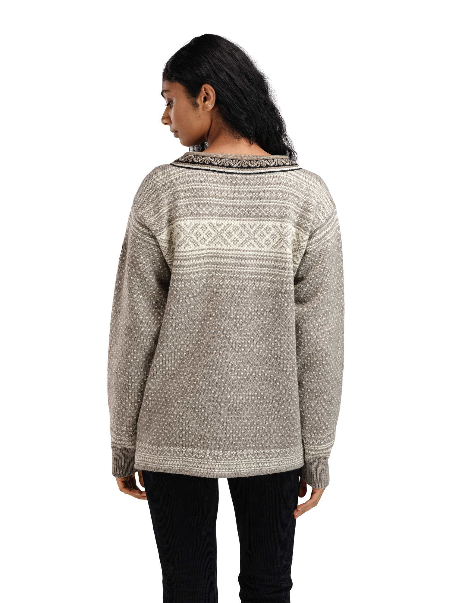 Setesdal Lusekofte Jacket - Norwegian Wool  Vanillasugar Naturalwhite