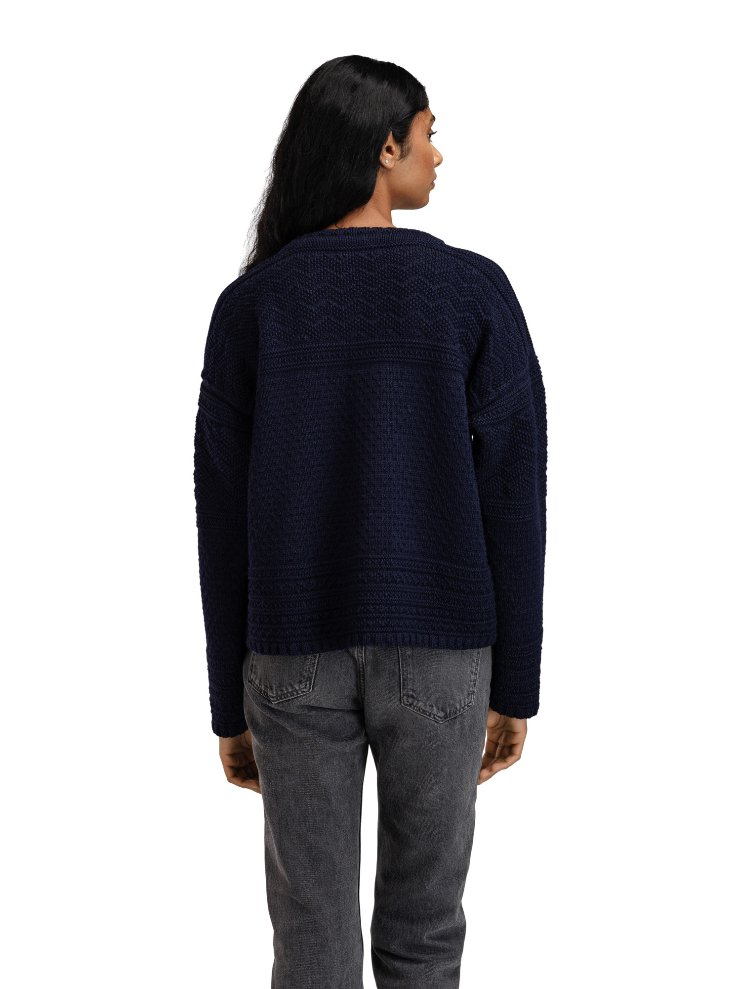 Lusa Women's Cardigan - Norwegian Wool Navy