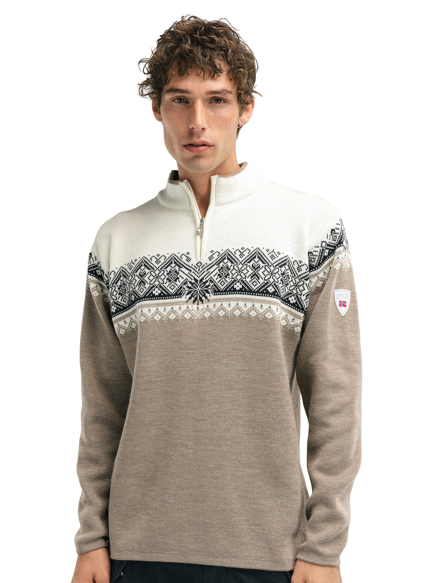 Moritz Men’s Sweater - Merino Wool Mountainstone Sand