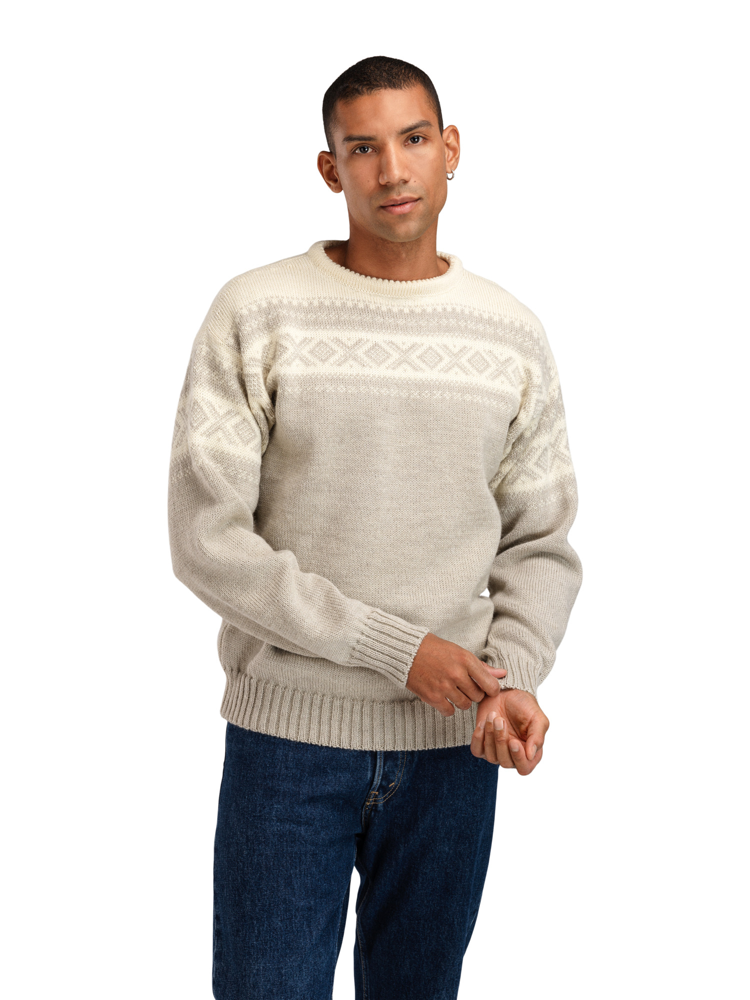 Cortina 1956 Sweater - Norwegian Wool Beige