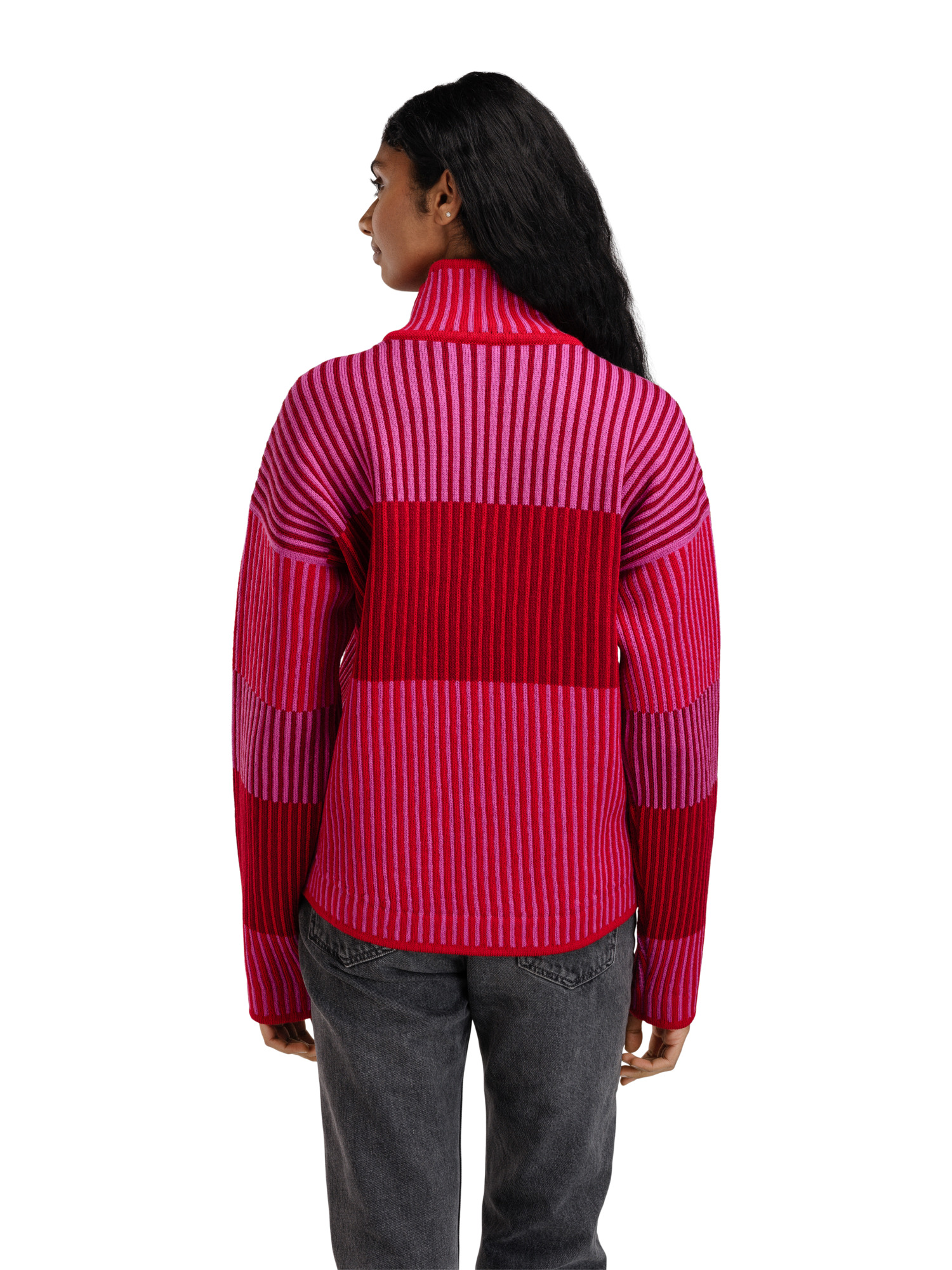Skarstind women's sweater Raspberry Roseviolet Red