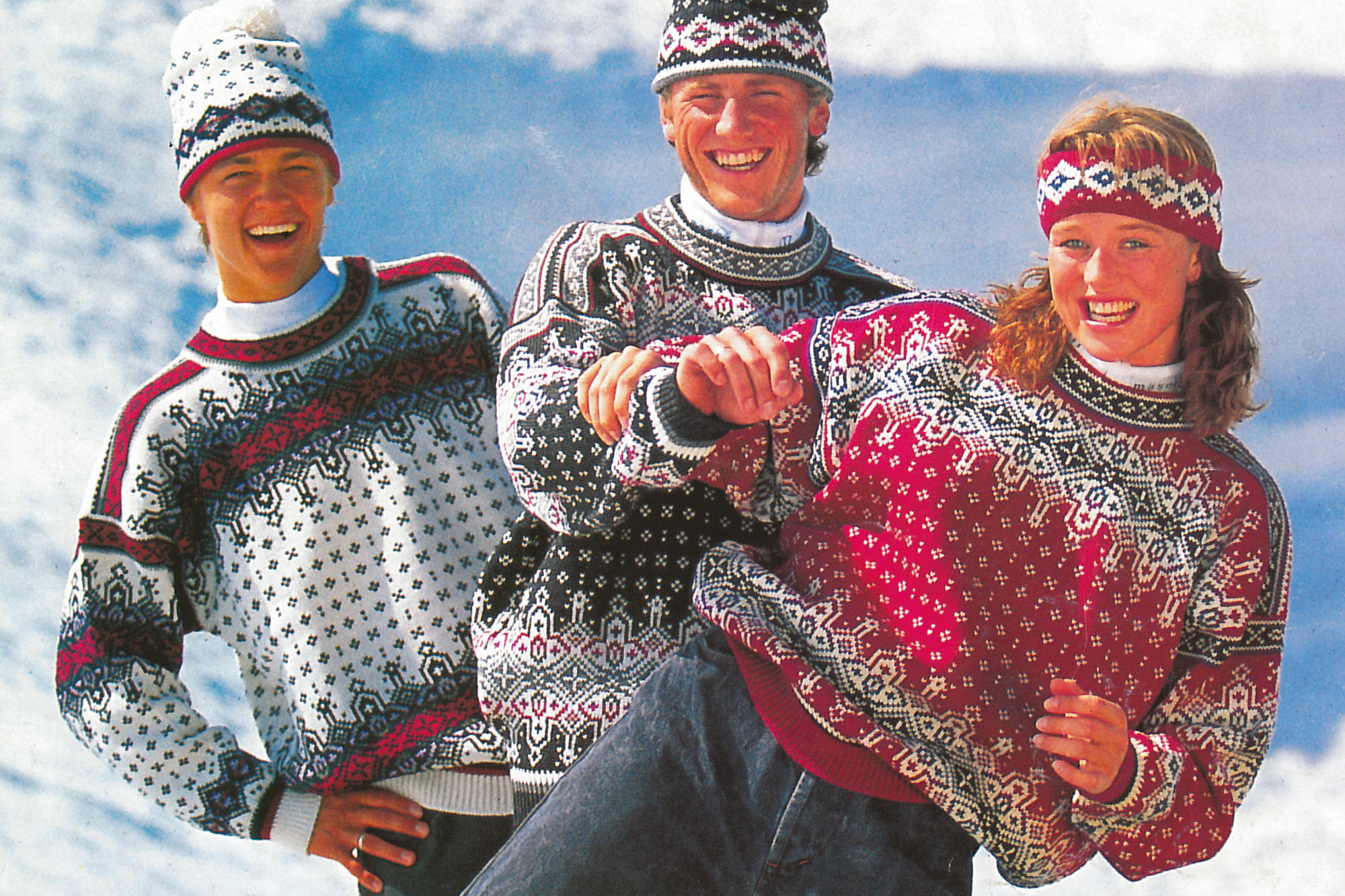 1992  Winter Olympics - Albertville, France. Olympic sweater from Dale of Norway
